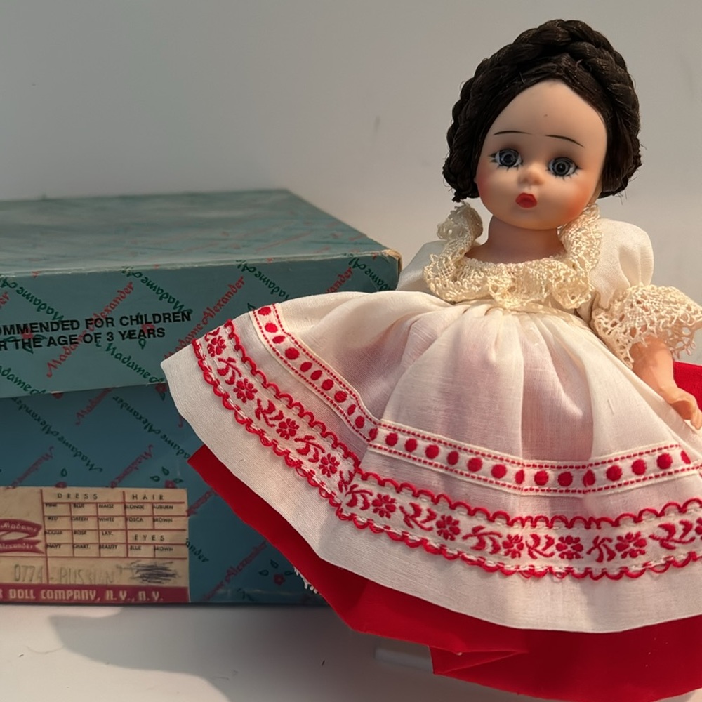 MADAME ALEXANDER RUSSIAN DOLL WITH STAND - Picture 9 of 9